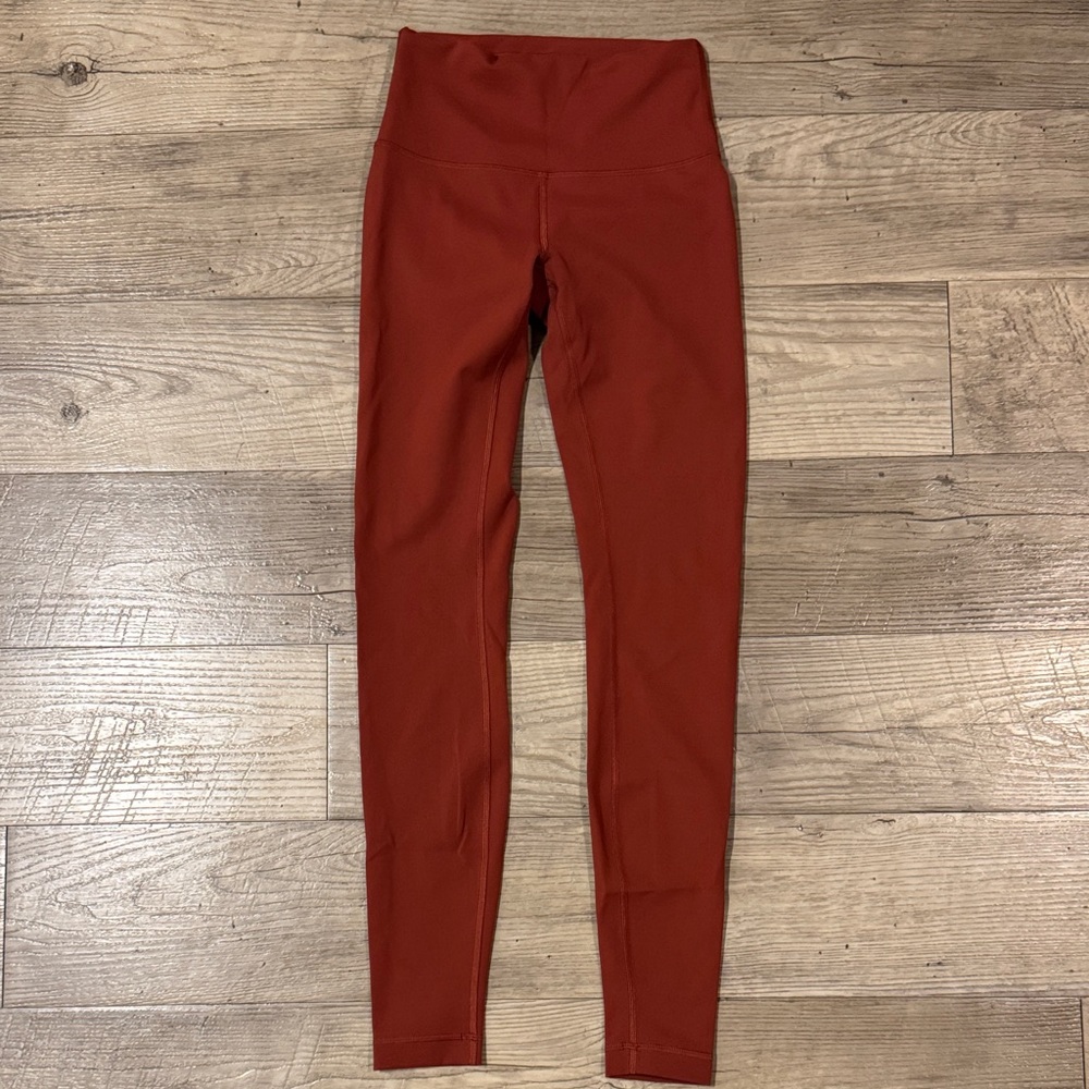 lululemon athletica High-Waist Rust-Red Leggings